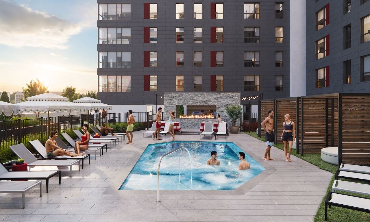 pool rendering theory madison apartments