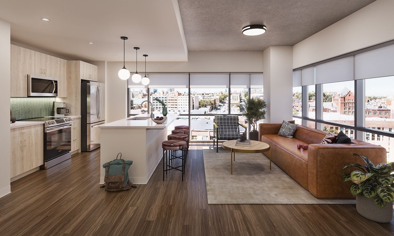 theory madison uw off campus apartments interior
